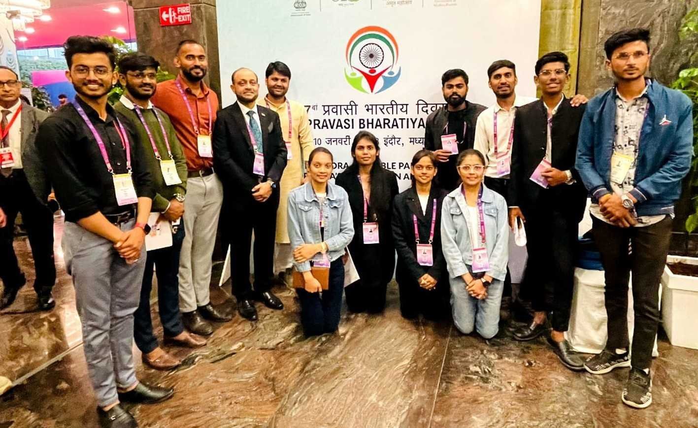 प्रवासी भारतीय दिवस में शामिल हुए हरदा के युवा