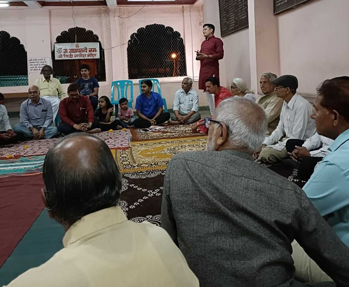 रंगपंचमी पर्व की संध्या पर काव्यमयी फागोत्सव का आयोजन हुआ