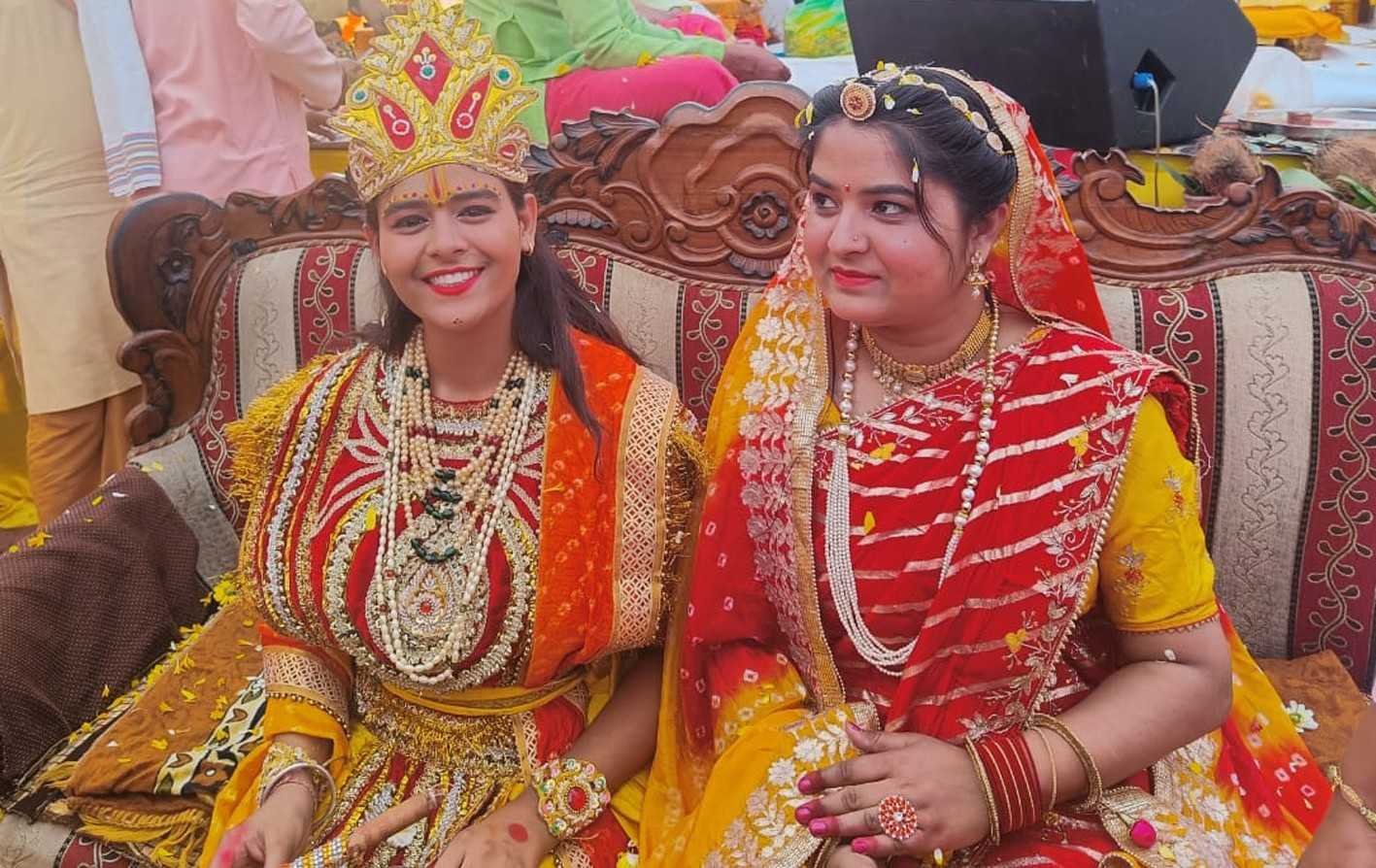 श्रीकृष्ण-रुकमणि विवाह में झूम उठे श्रद्धालु