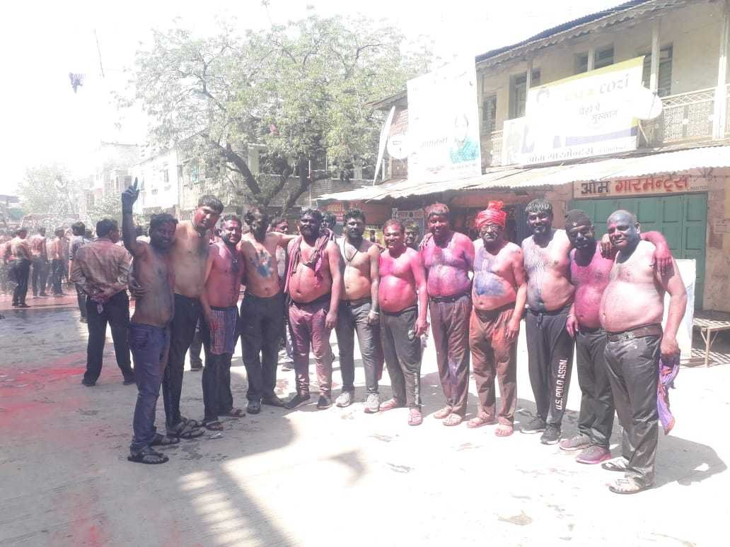 कालापीपल में इस बार ऐतिहासिक बनी रंग पंचमी