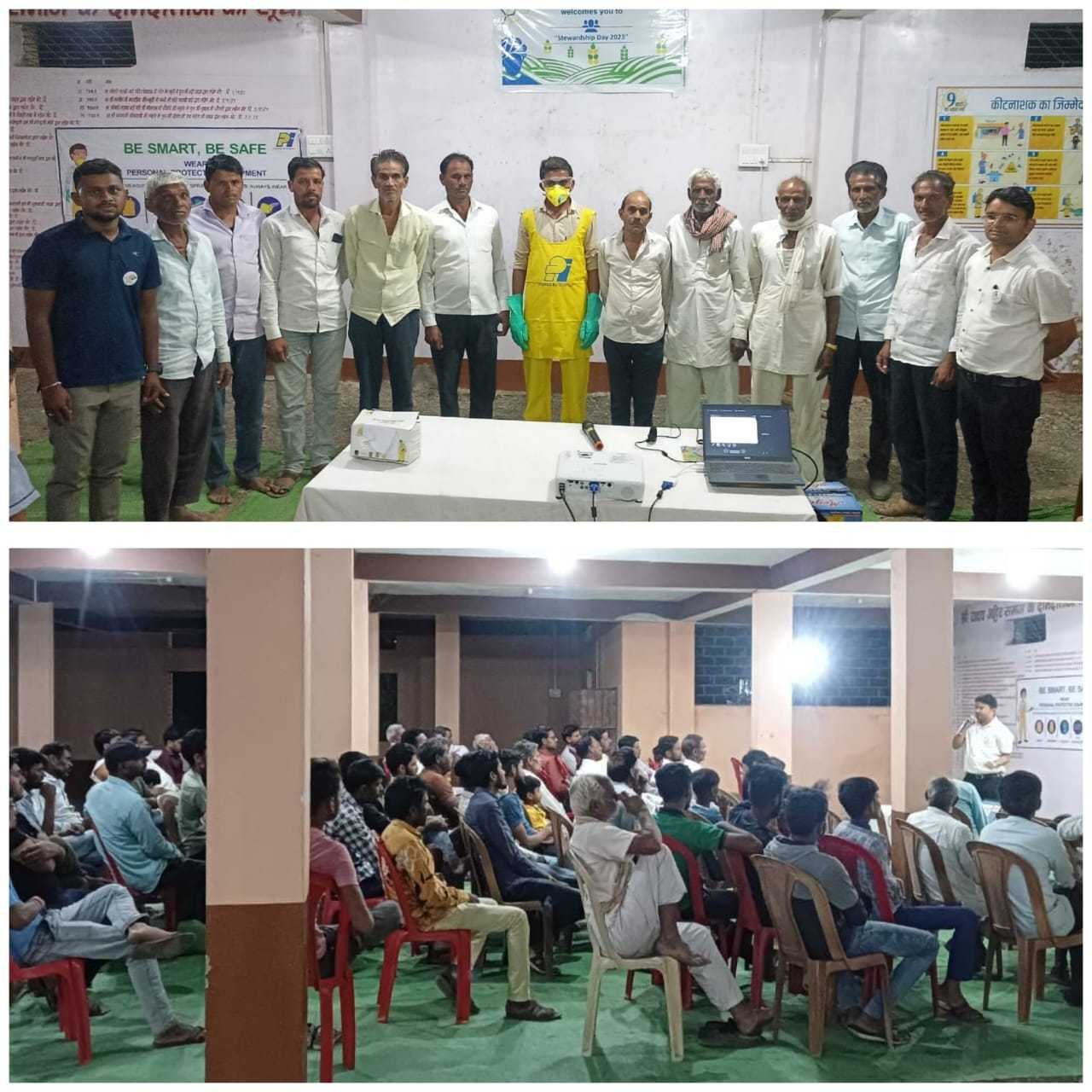 पीआई इंडस्ट्रीज द्वारा किसानों के लिए चलाया गया सतर्कता जागरूकता अभियान।
