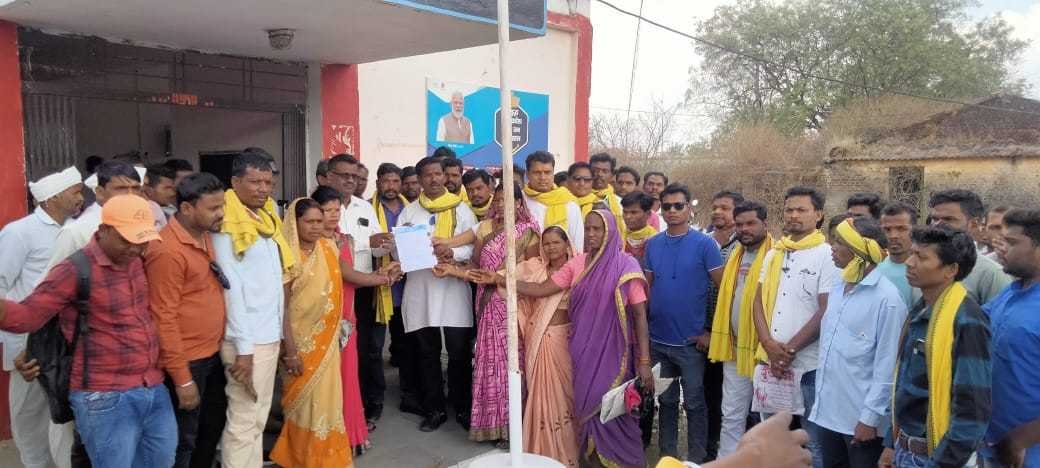 महू की घटना को लेकर निकाली रैली, दिया ज्ञापन