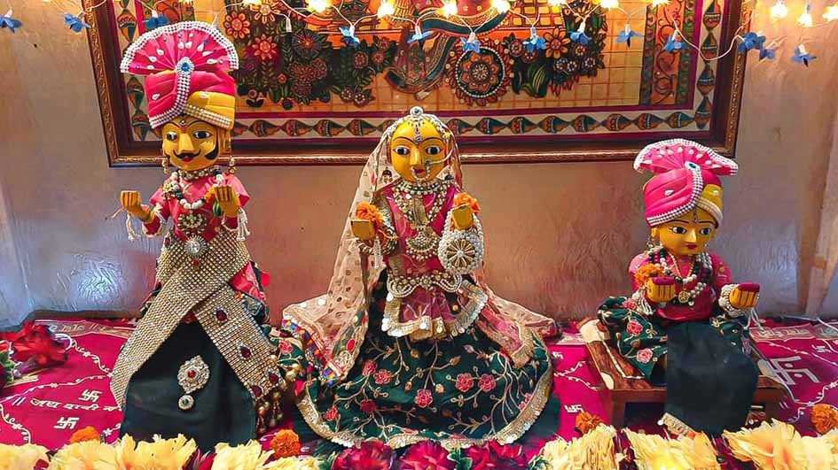 गणगौर : आज और कल माता की बाड़ी में आएंगे खड़े