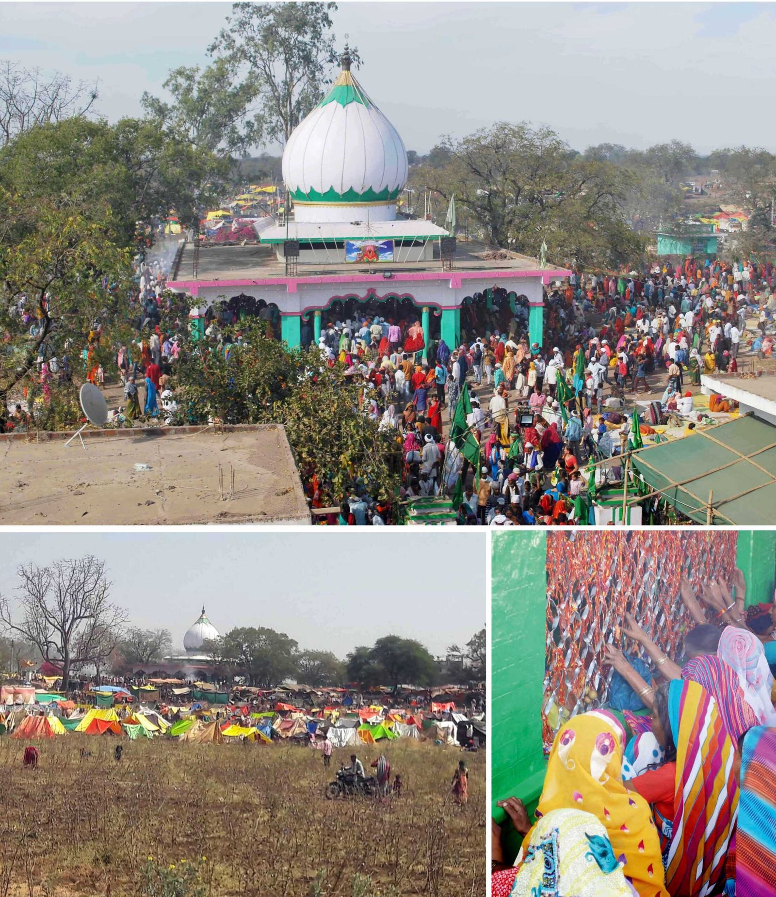 सैलानी बाबा की मजार पर उमड़ रहा श्रद्धालुओं का सैलाब  