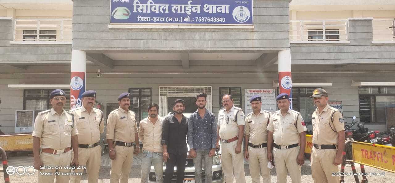 पुलिस ने जप्त की ब्राउन शुगर और एमडी