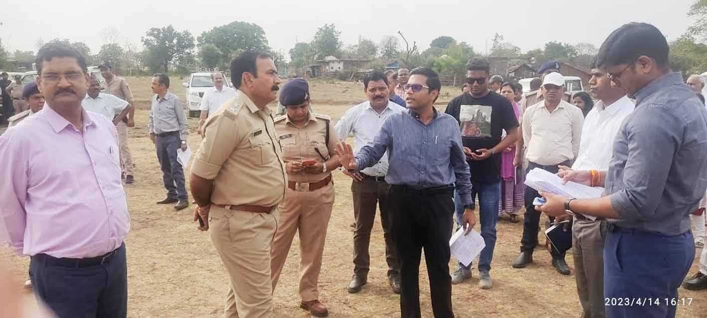 कलेक्टर-एसपी ने तैयारियों का जायजा लिया