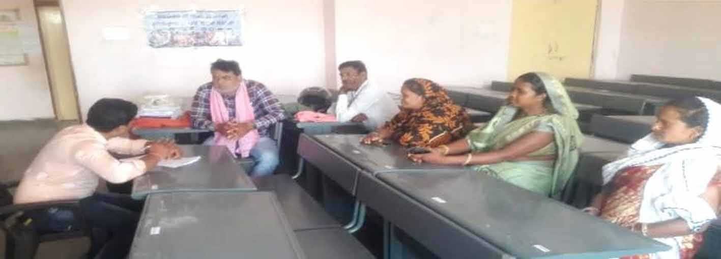 ग्राम छिदगांवमेल में नियुक्ति कैम्प संपन्न