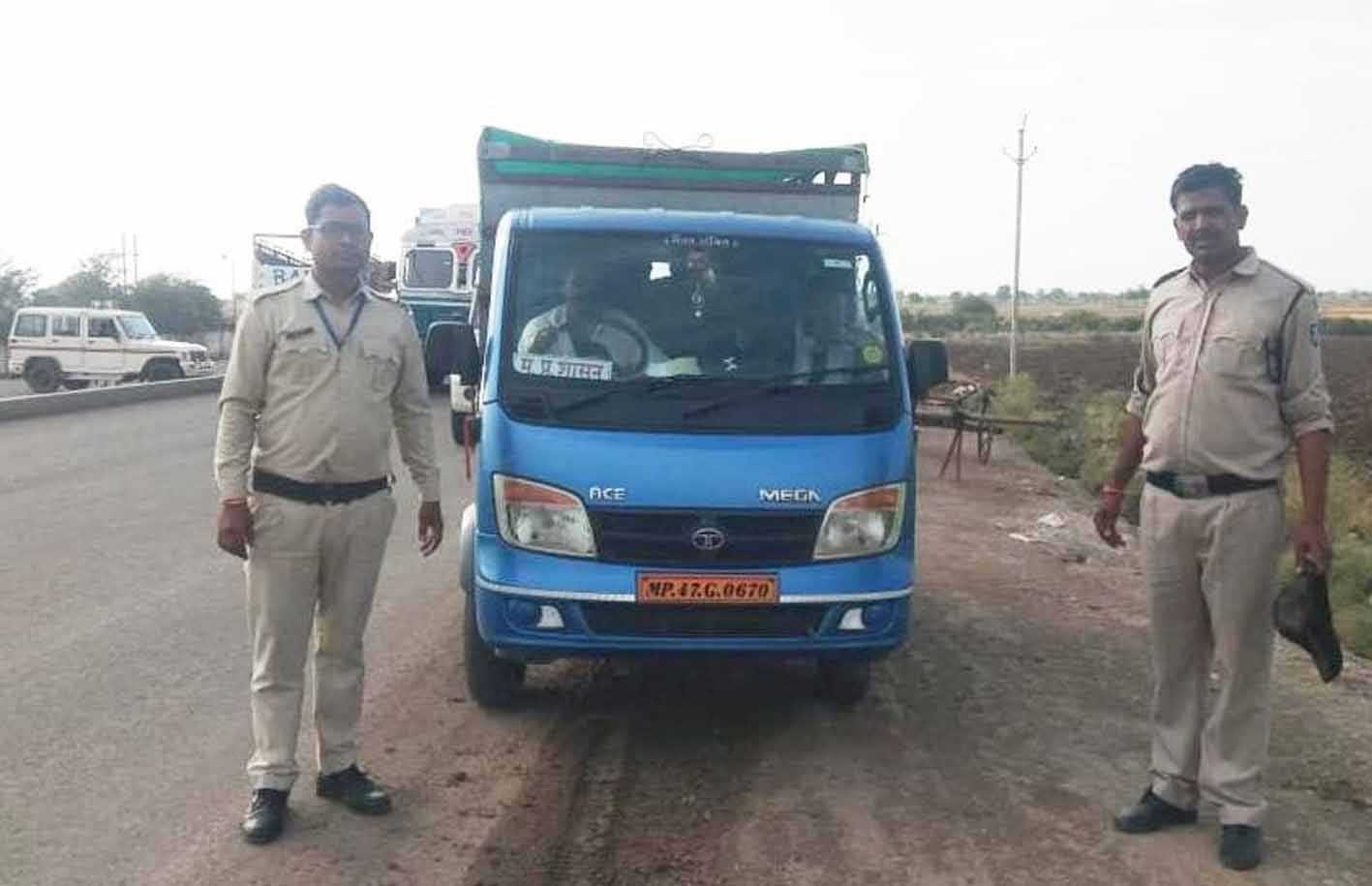 परिवहन विभाग ने की कार्यवाही