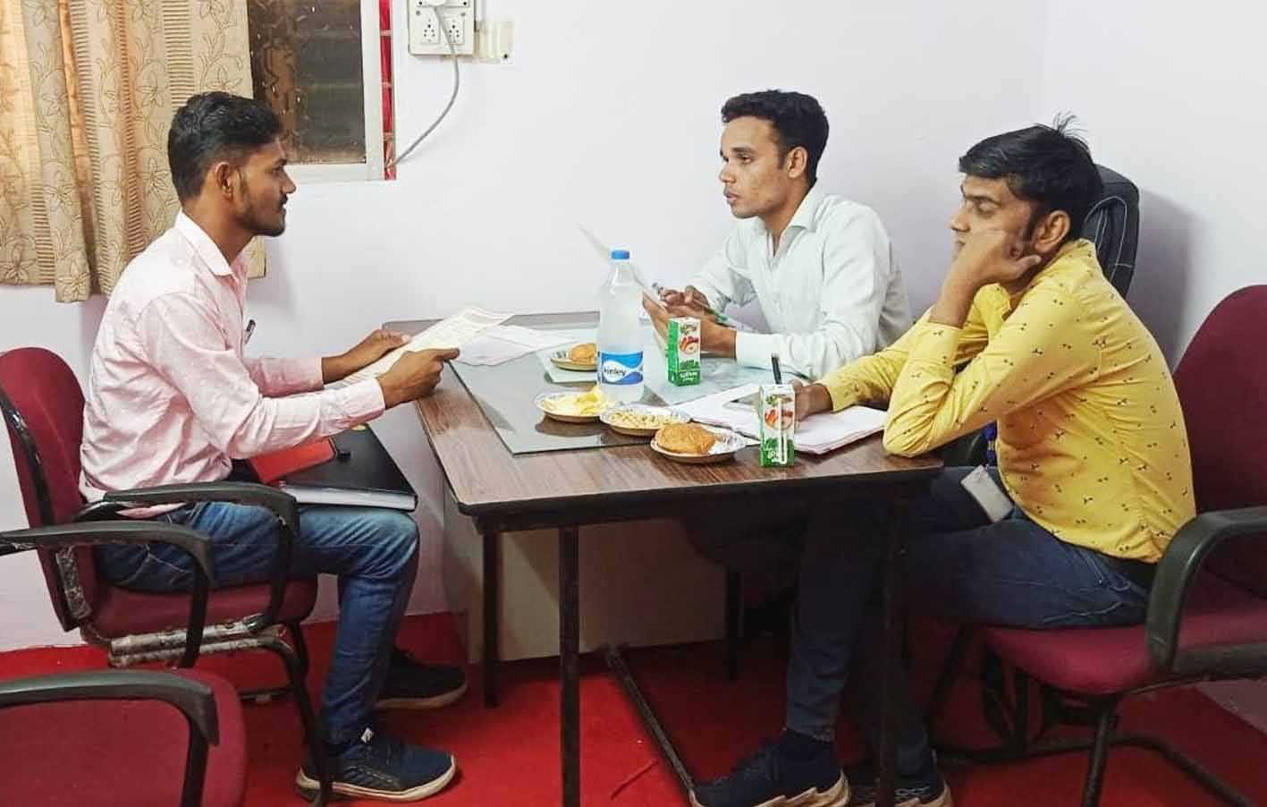 कैम्पस इंटरव्यू में 140 विद्यार्थियों का चयन  