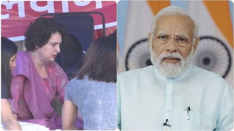 पहलवानों से मिलीं प्रियंका, पीएम पर साधा निशाना, बृजभूषण बोले- मैं इस्तीफा नहीं दूंगा