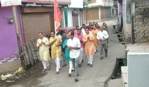 भगवान परशुराम जन्मोत्सव के तहत विप्र समाज निकाल रहा प्रभात फैरी 