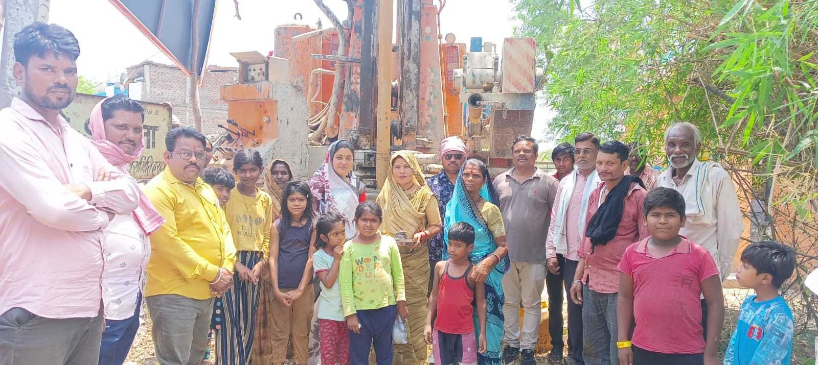 नपाध्यक्ष ने कराया बोरवेल खनन, हल होगी जल समस्या