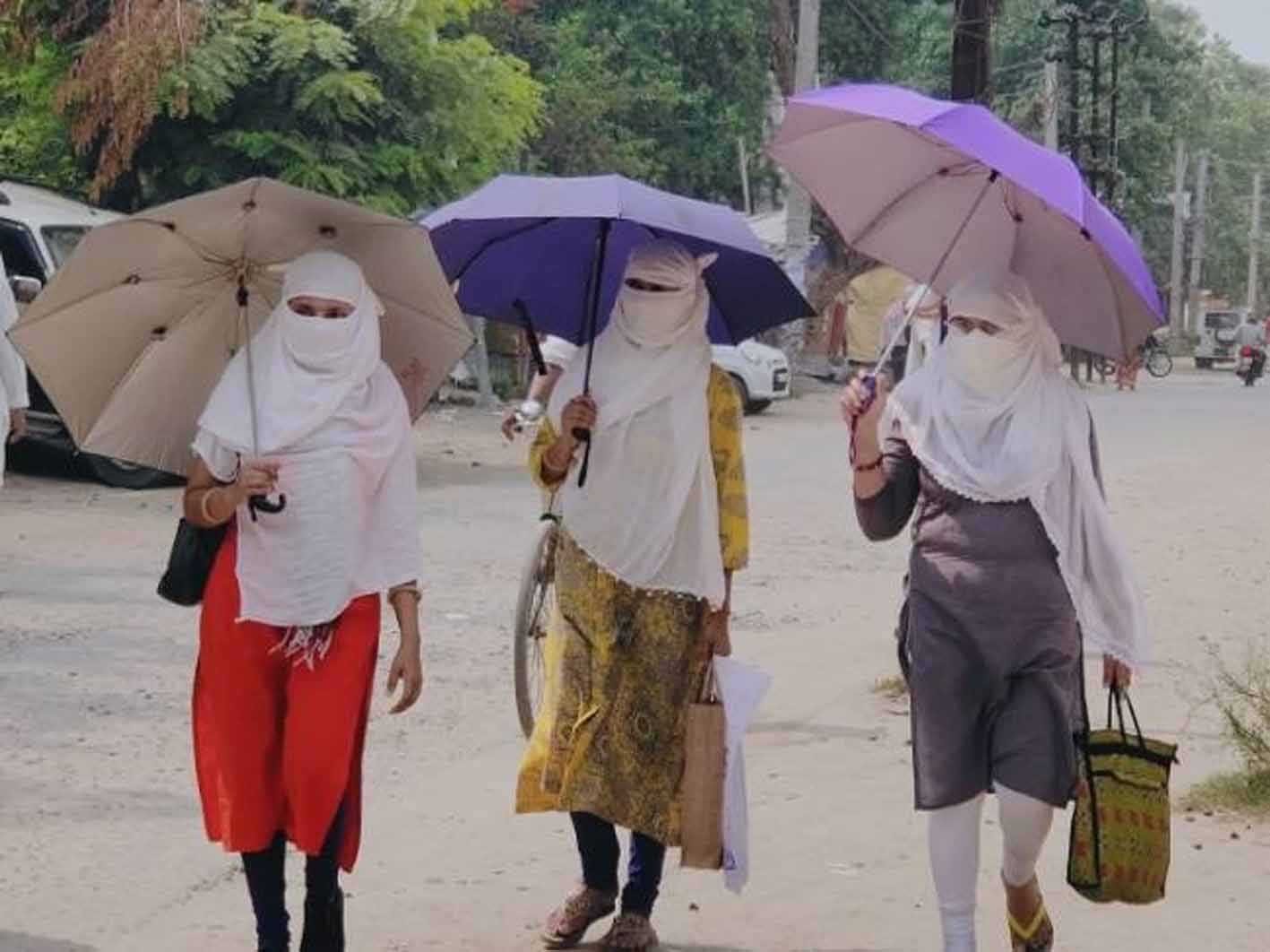 गर्मी बढ़ी! धूप ने दिखाएं तीखे तेवर