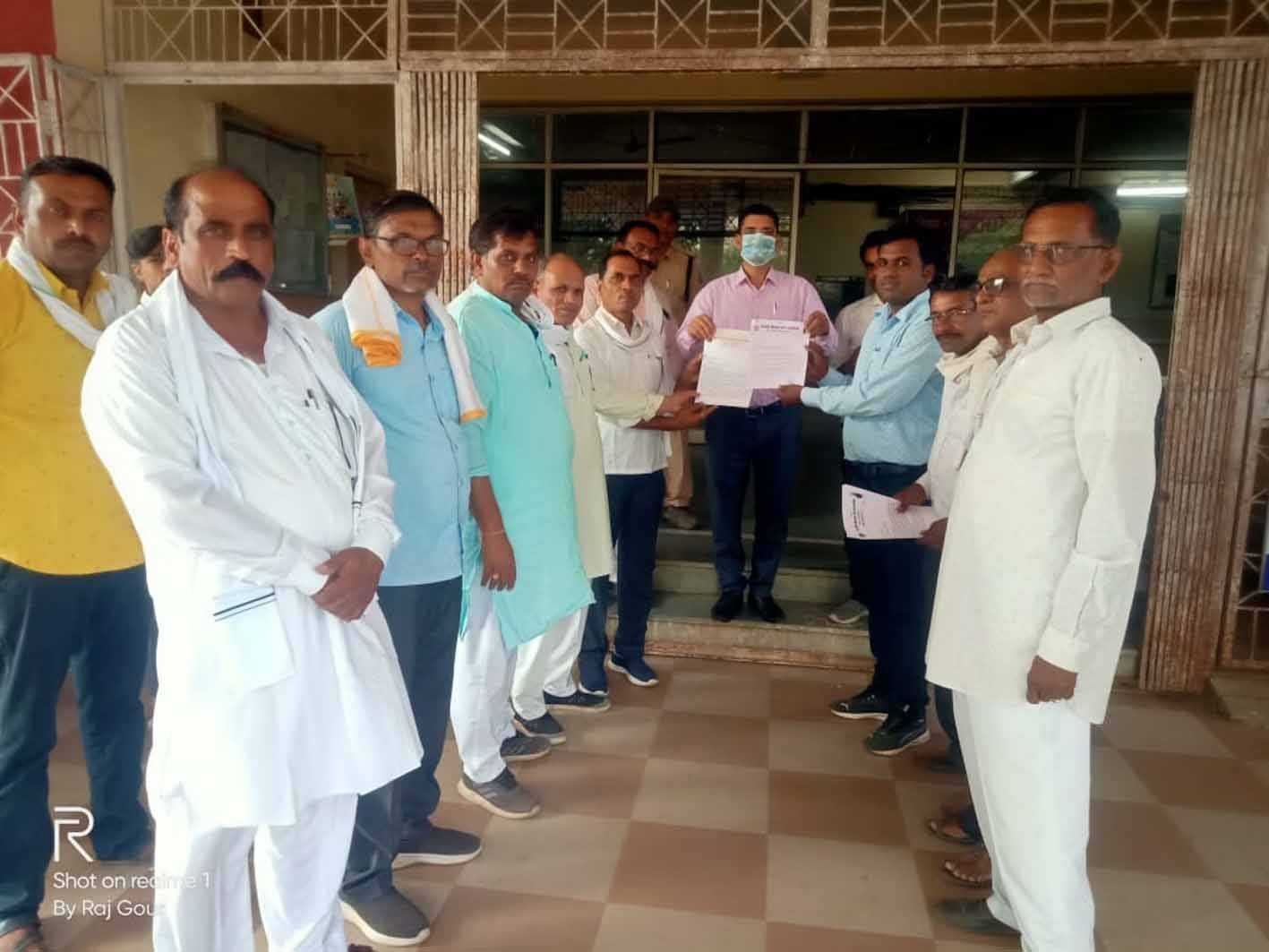 किसान हितैषी मांगों को दोहराया, सौंपा ज्ञापन