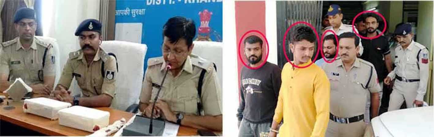 डकैती की योजना बनाते पांच हथियारबंद बदमाश पुलिस के हत्थे चढ़े