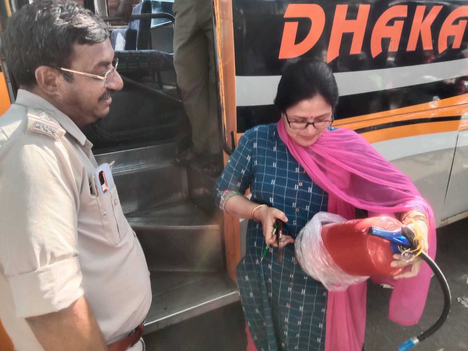 आरटीओ-यातायात विभाग ने की संयुक्त कार्यवाही