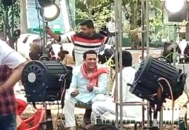 शूटिंग के लिए देवास पहुंचे अभिनेता गोविंदा