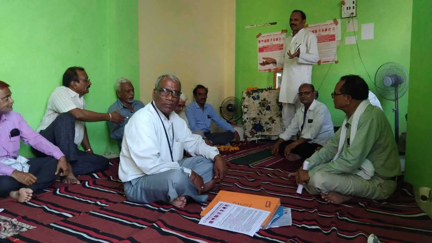 पेंशनर एसोसिएशन की मासिक बैठक संपन्न