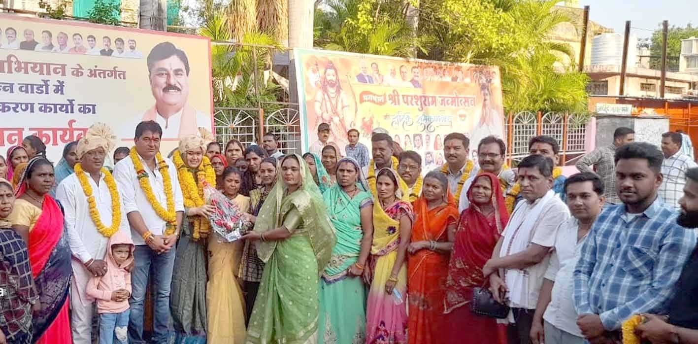 वार्ड में पाइपलाइन से पेयजल पहुंचाने का संकल्प पूर्ण