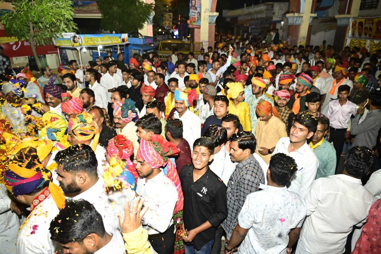 जय शिवा सरदार की, जय महाराणा प्रताप के नारों से गूंजा नगर
