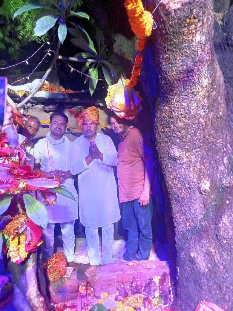 सत्रह साल बाद चिड़ावद में हुई गांवगैर माता पूजन