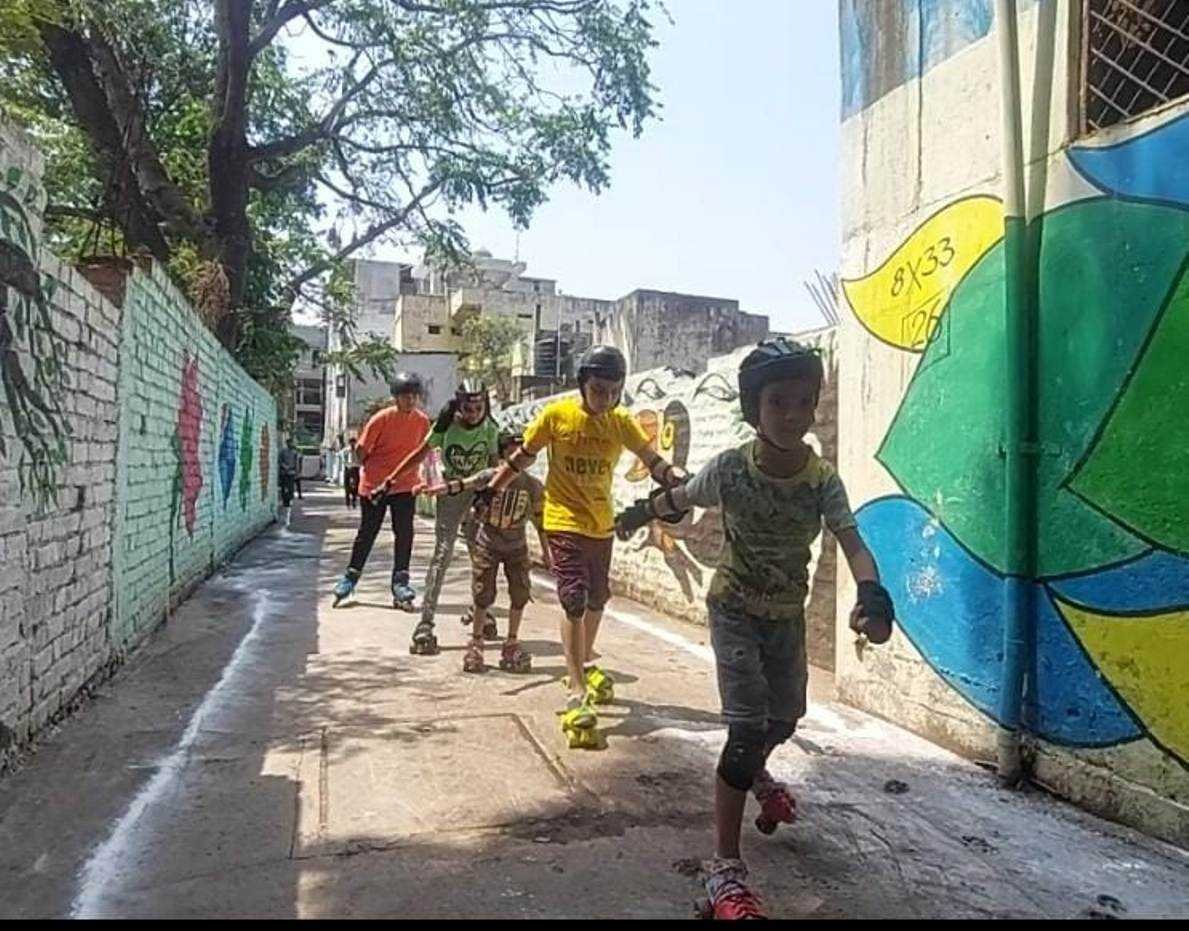 सैंडी एकेडमी के बच्चों ने दिया स्वच्छता का संदेश