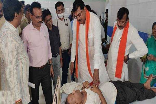 परिजन चिंतित न हों, शासन करायेगा नि:शुल्क उपचार