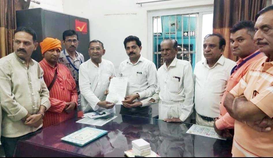 सद्भावना मंच ने मुख्य डाकघर सहायक अधीक्षक को सौंपा ज्ञापन