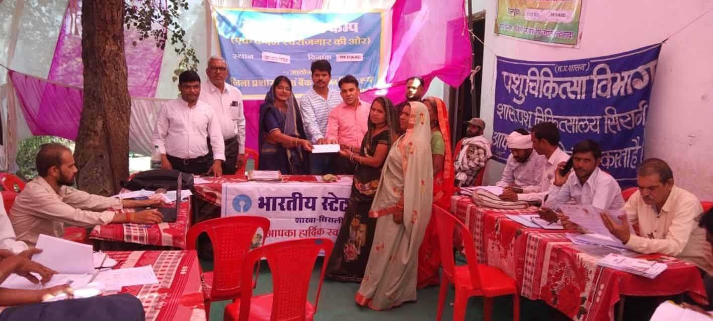 ग्राम पिपलिया में क्लस्टर क्रेडिट कैम्प संपन्न