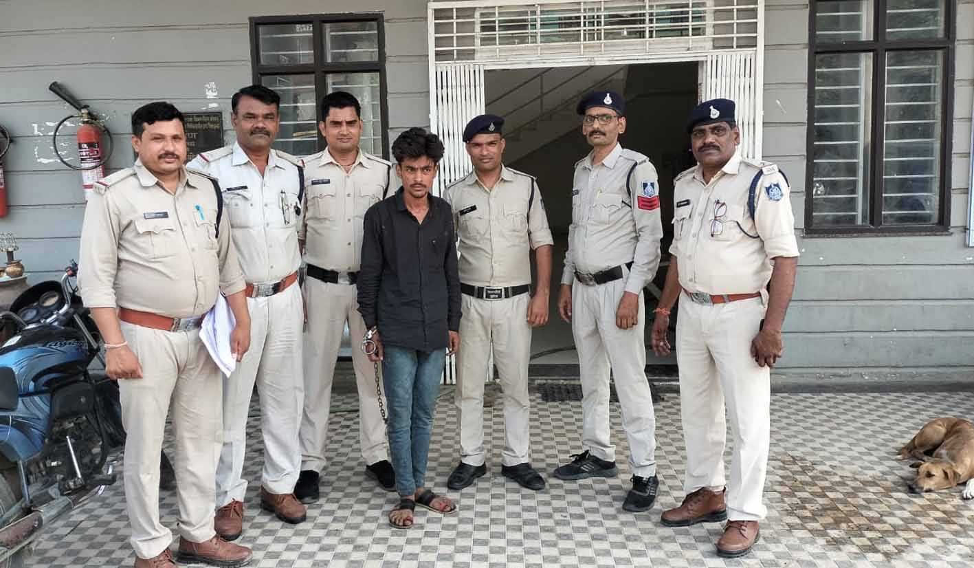 सिविल लाइन पुलिस को मिली सफलता- साढ़े 9 किलो गांजे के साथ धराया युवक 