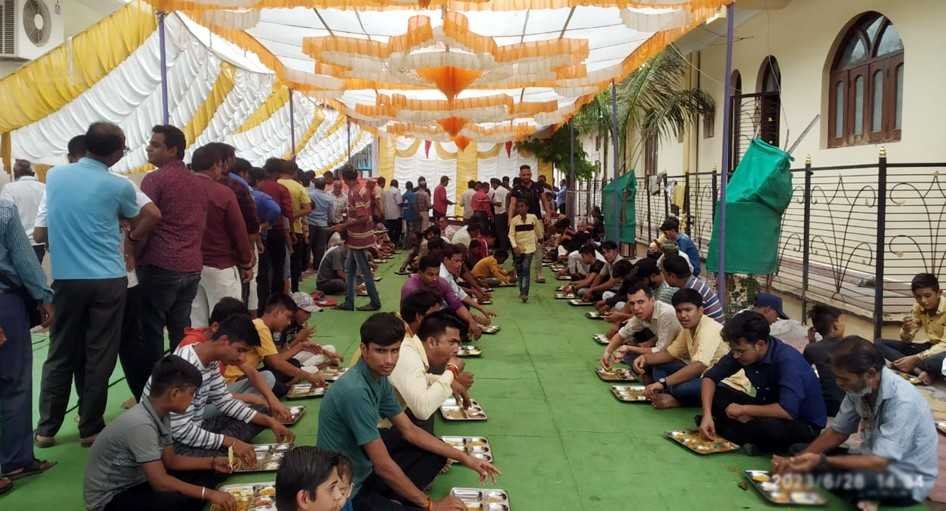 साईं मंदिर के स्थापना दिवस पर हुआ विशाल भंडारा
