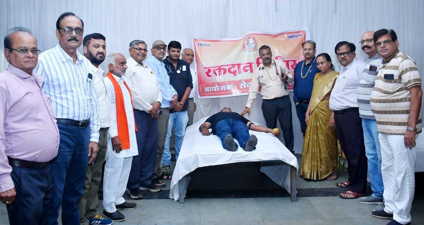 रक्तदान शिविर का सफल आयोजन