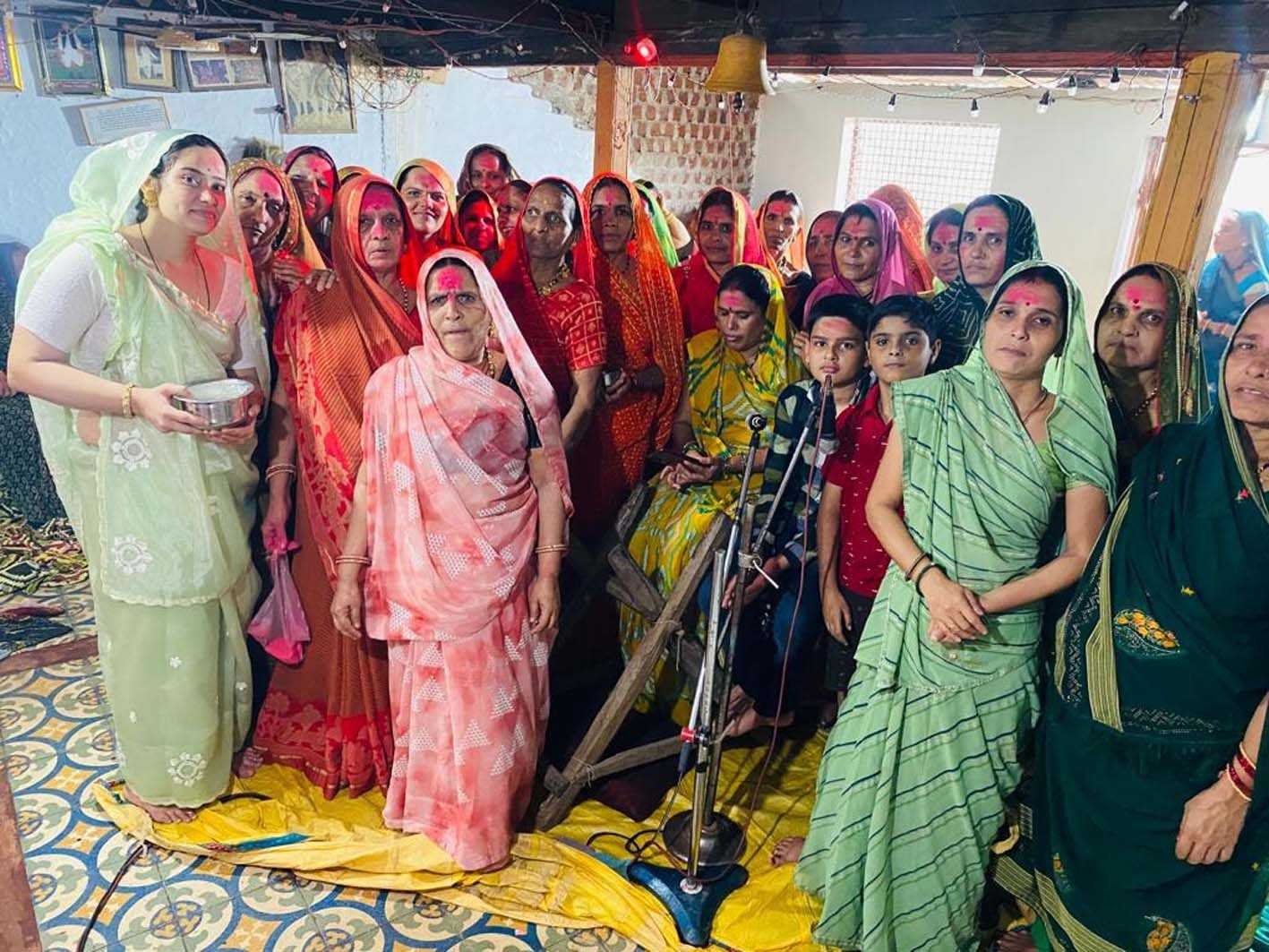 ग्राम चौकड़ी में रामसत्ता का आयोजन