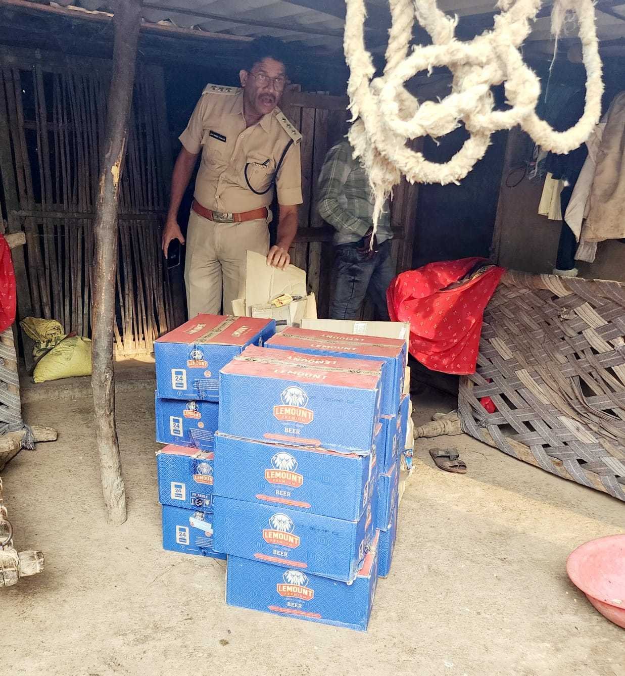 70 हजार की शराब जब्त कर आरोपी को किया न्यायालय में पेश
