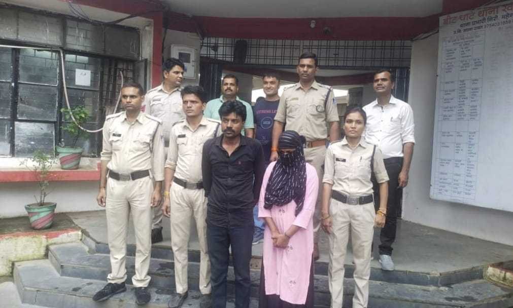 खातेगांव पुलिस ने किया संदलपुर मंदिर चोरी का खुलासा