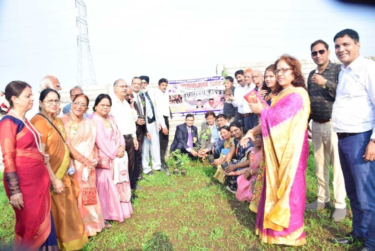 लायन्स रीजन कलब्स व एंजेल प्लेनेट द्वारा वृहद पौधारोपण