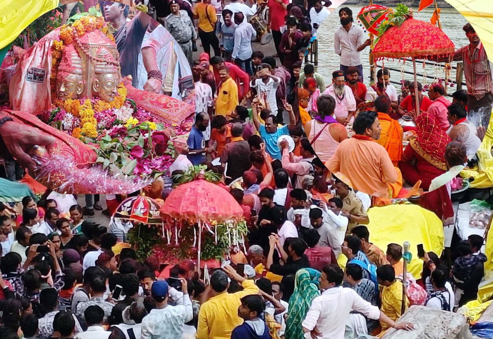 त्रिवेणी योग में लाखों श्रद्धालुओं ने पवित्र मां नर्मदा में लगाई आस्था की डुबकी