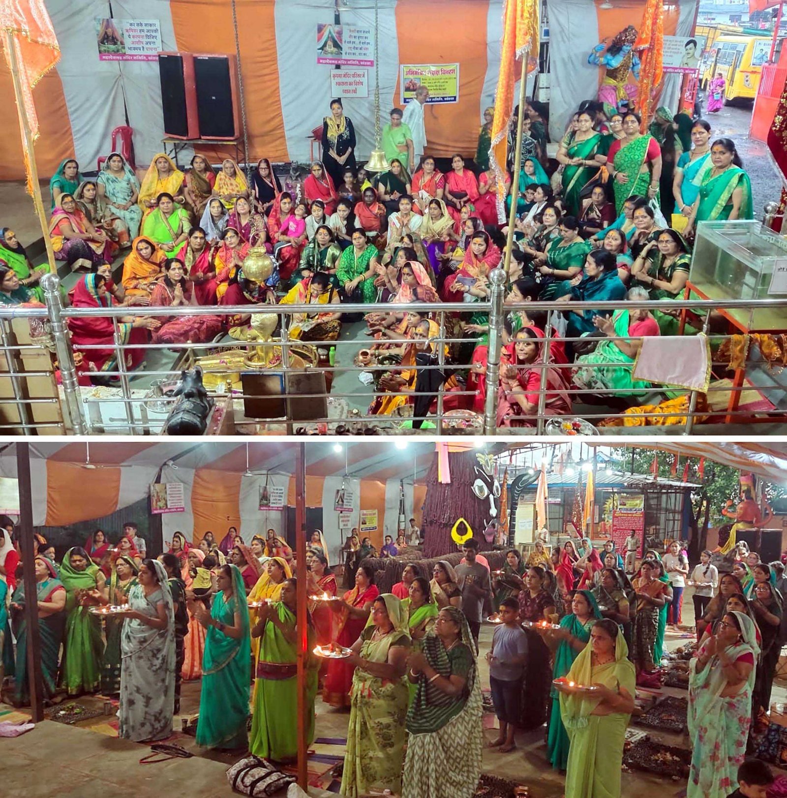 महादेवगढ़ के अनुष्ठान में मीलों दूर से पहुंच रहे श्रद्धालु