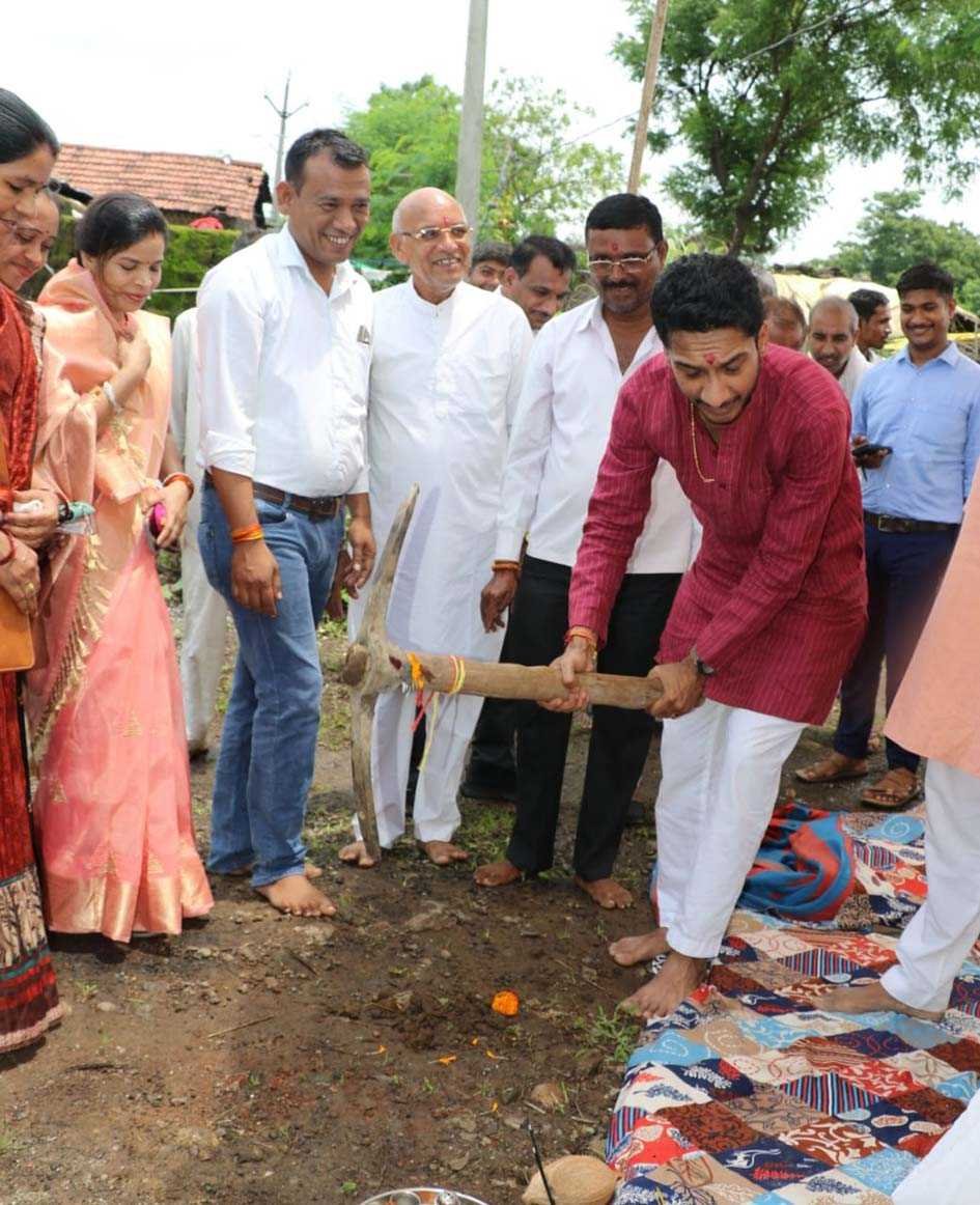 दिव्यदित्य शाह ने किया विकास कार्यो का भूमिपूजन
