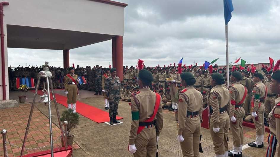 एनसीसी शिविर में कैडेट्स ने दी परीक्षा