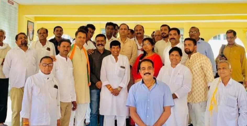 ओझा का अरूण यादव ने किया स्वागत