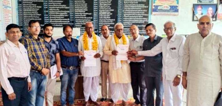 छीतर लाहोरिया व लक्ष्मीनारायण पटेल ने की देहदान की घोषणा