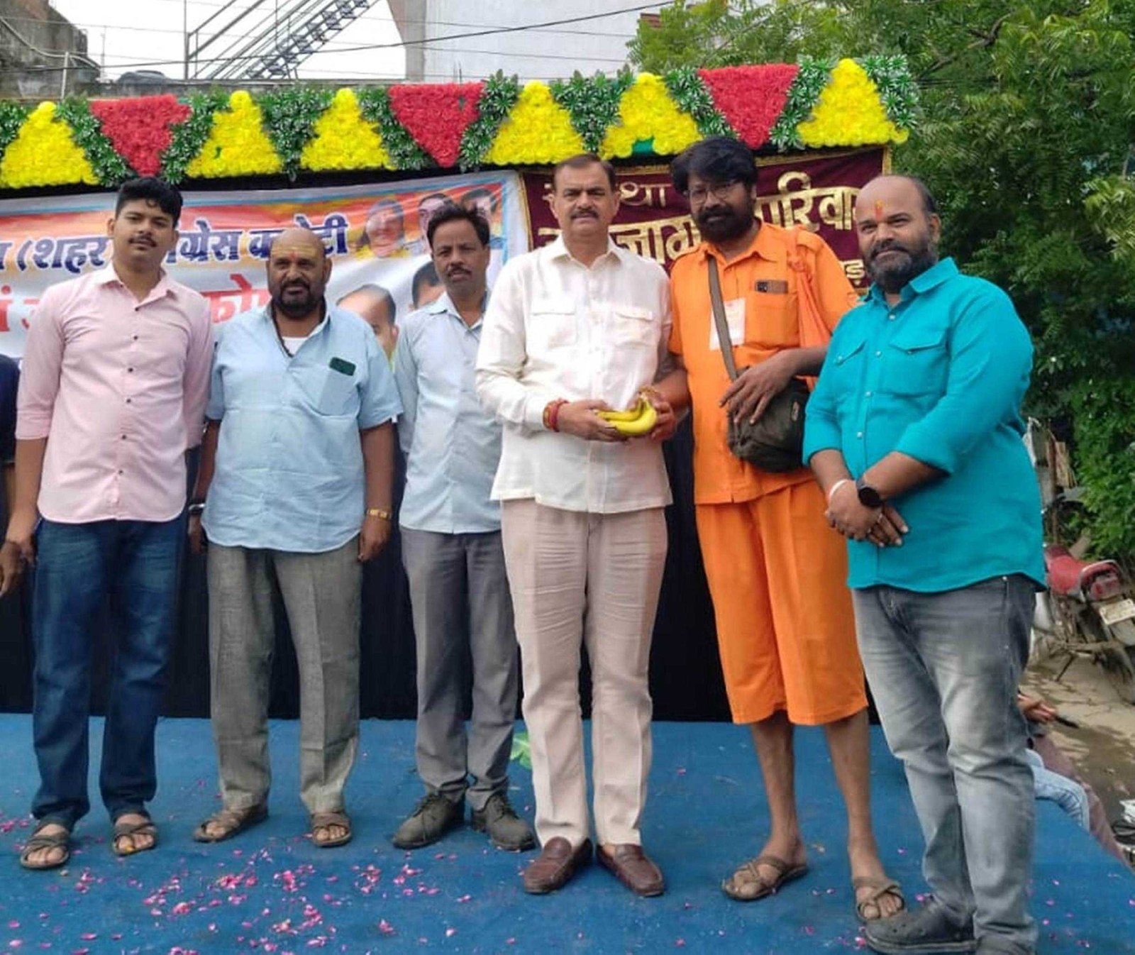 कांग्रेस धर्म एवं उत्सव प्रकोष्ठ ने बोल बम कावड़ यात्रा का किया स्वागत