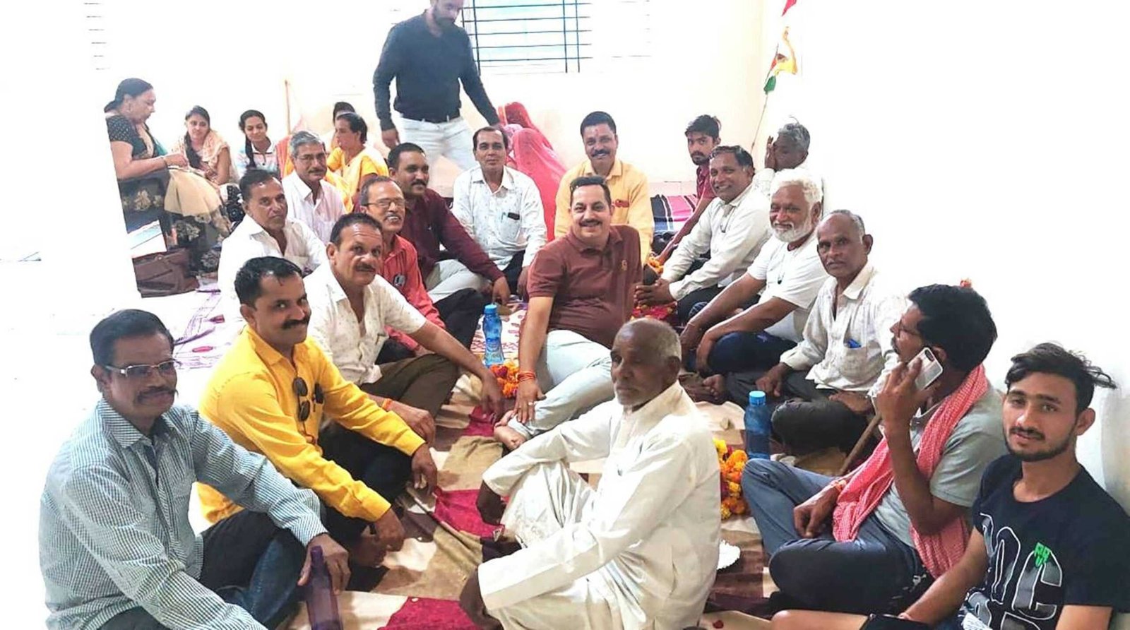 पैदल रामदेवरा जा रहे यात्रियों का जाट समाज ने किया स्वागत