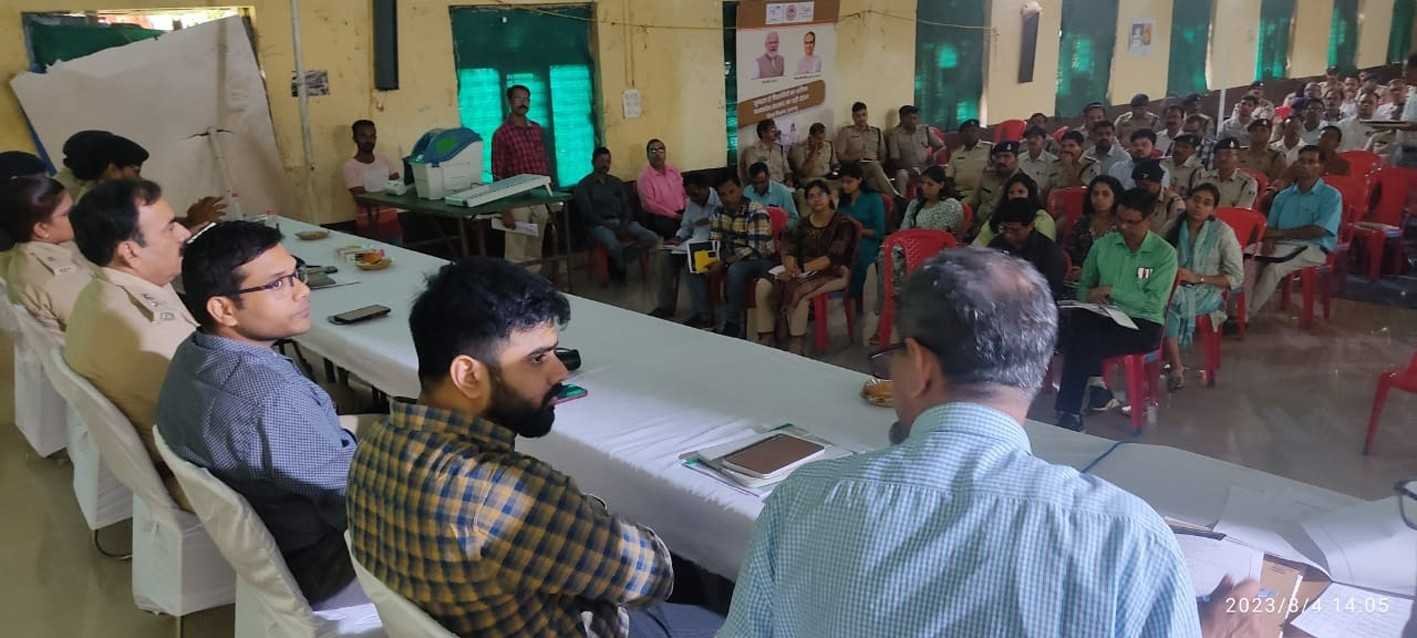 विधानसभा निर्वाचन के लिए सेक्टर अधिकारियों को दिया प्रशिक्षण