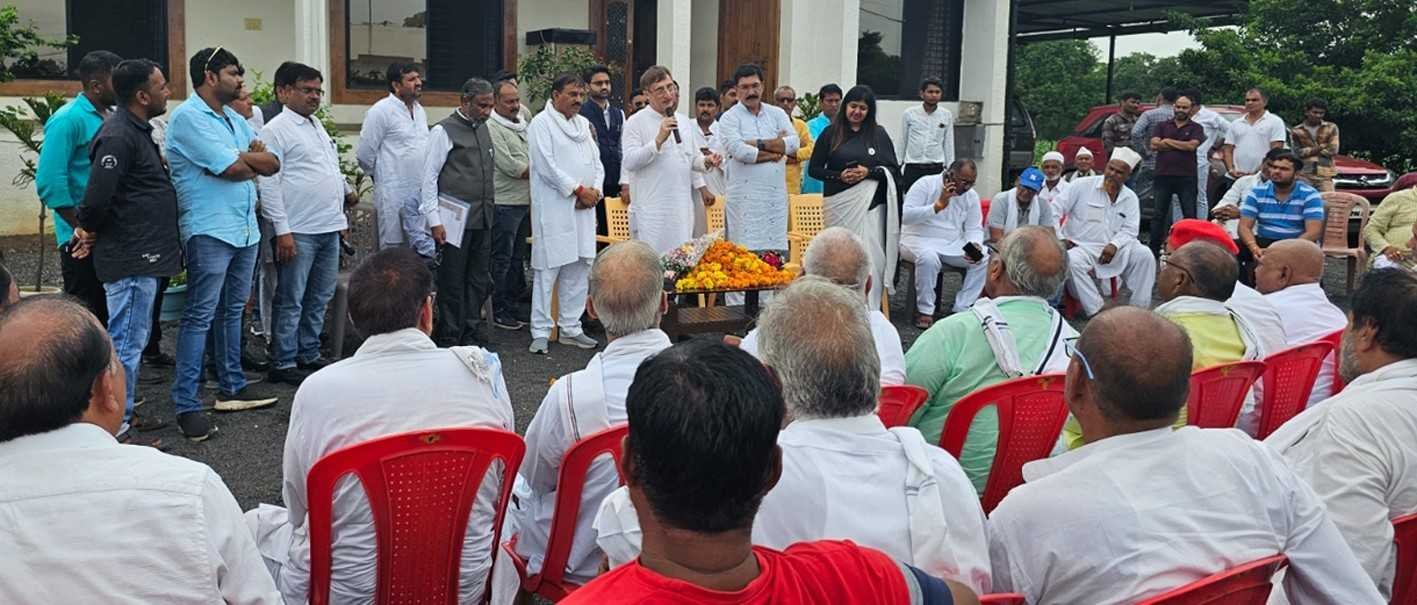 राज्यसभा सांसद का किया स्वागत