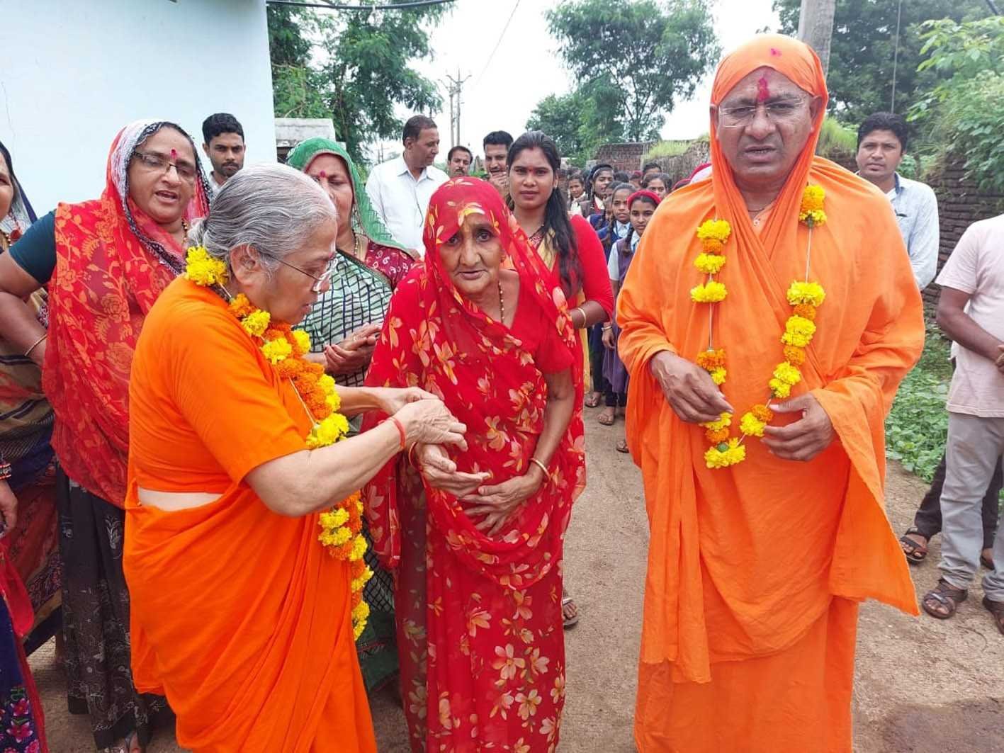 मांगरूल, रातातलाई में ‘स्नेह यात्रा’ का हुआ स्वागत
