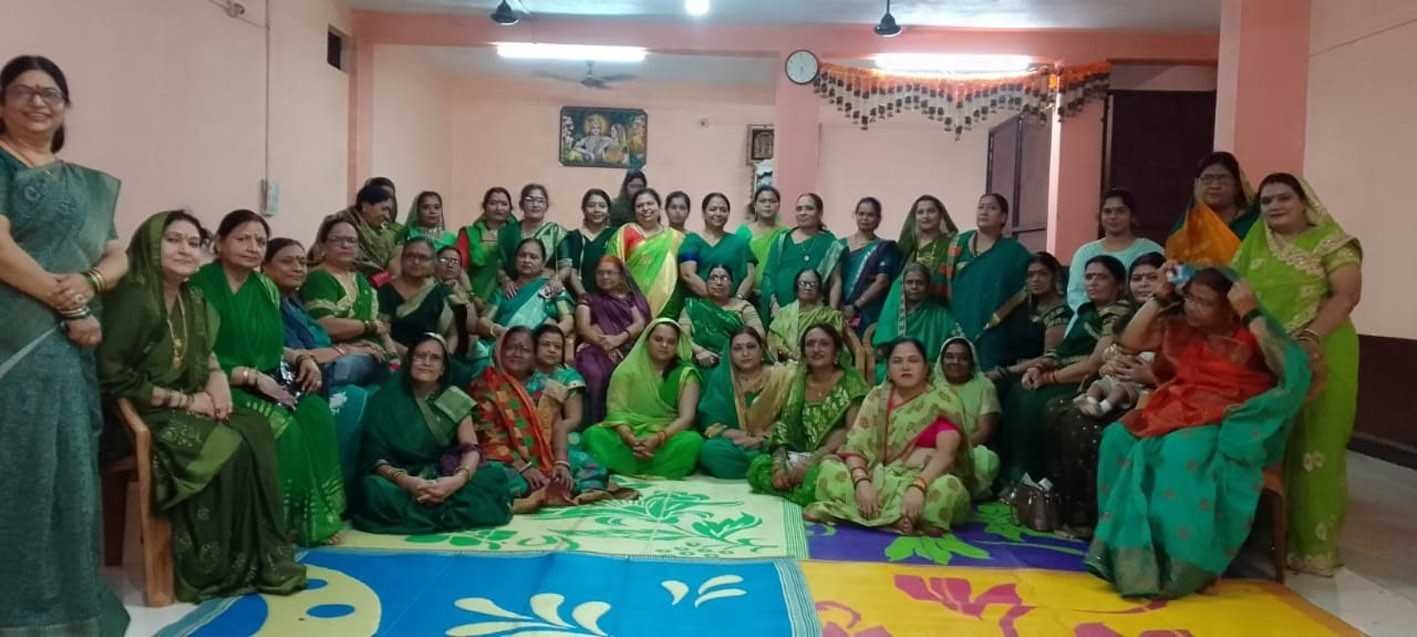 कान्य कुन्ज महिला मंडल ने मनाया हरियाली उत्सव