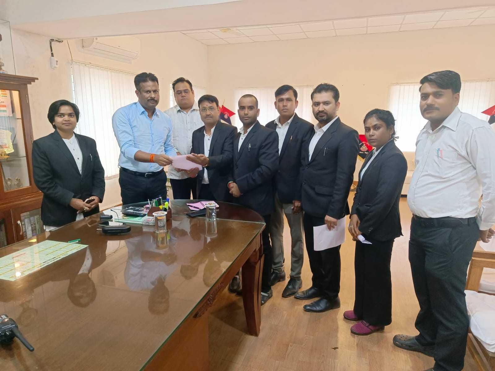 कांग्रेस के कूट रचित ट्वीट के खिलाफ भाजपा विधि प्रकोष्ठ ने एसपी से की शिकायत