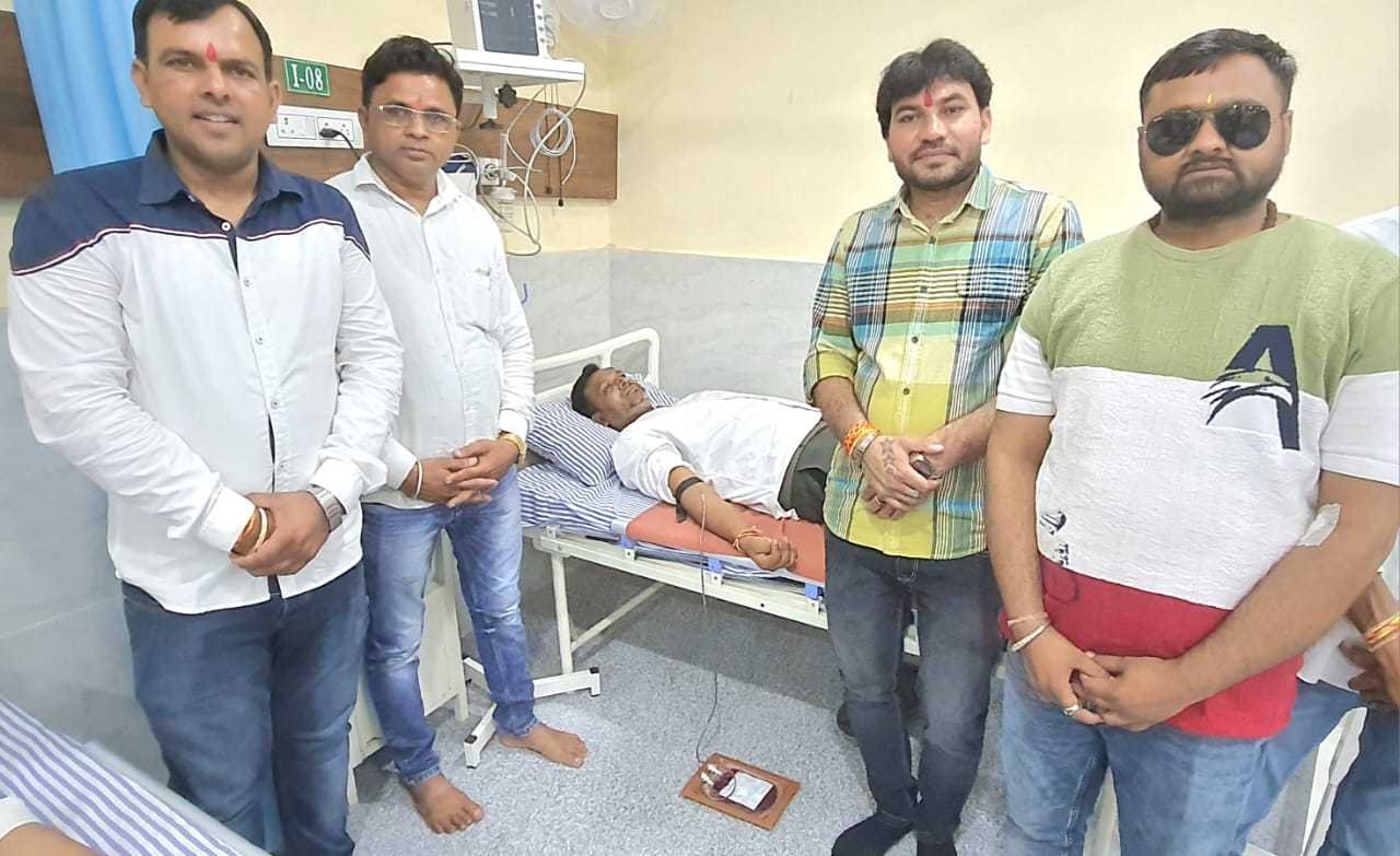 अंतरराष्ट्रीय गुर्जर दिवस के उपलक्ष में श्री जादम गुर्जर समाज ने लगाया रक्त दान शिविर 